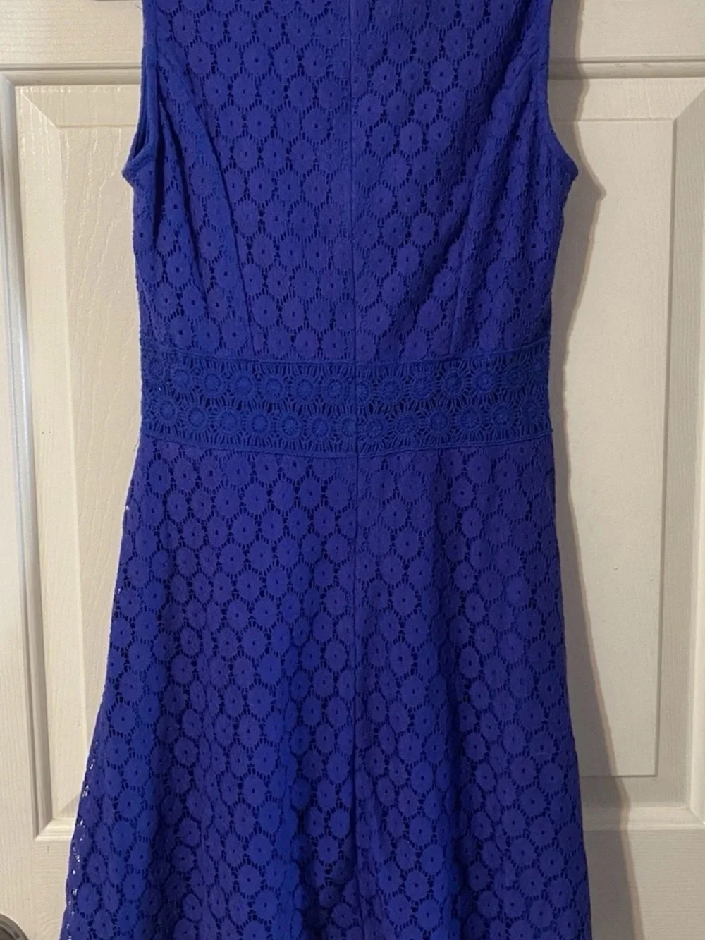 Rebellion Royal Blue Lace Fit & Flare Dress